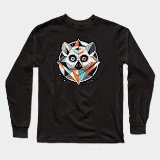 Abstract Animal Lemur 2 Long Sleeve T-Shirt